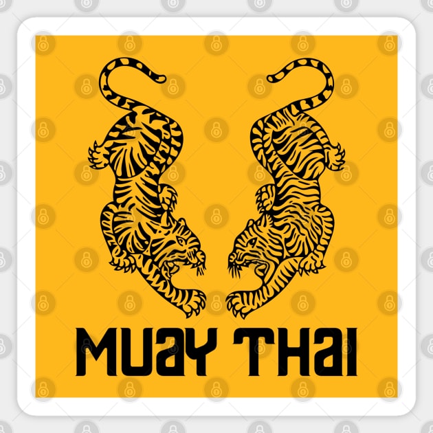 Muay Thai Tigers Sticker by dajabal